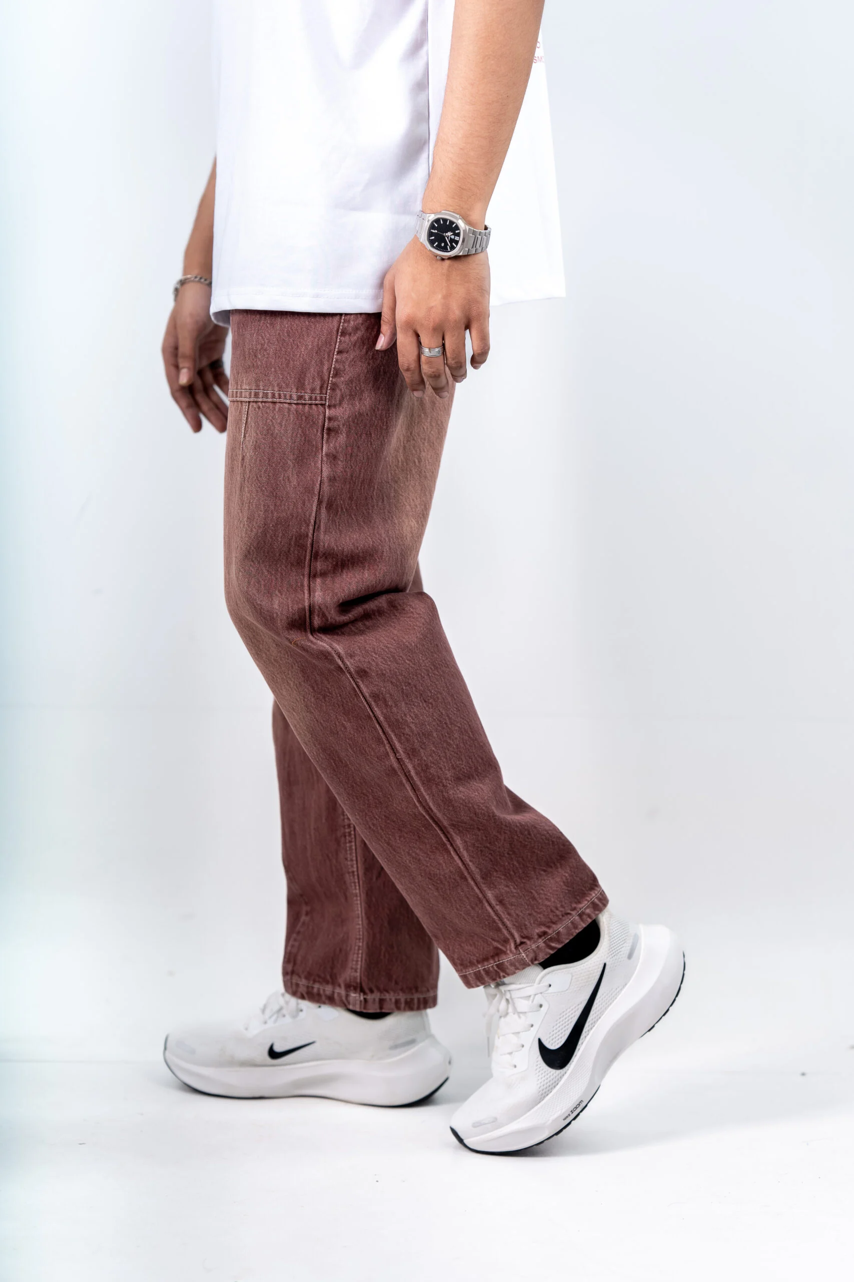 photography of Rustic Brown - The Line isolated on a clean background.